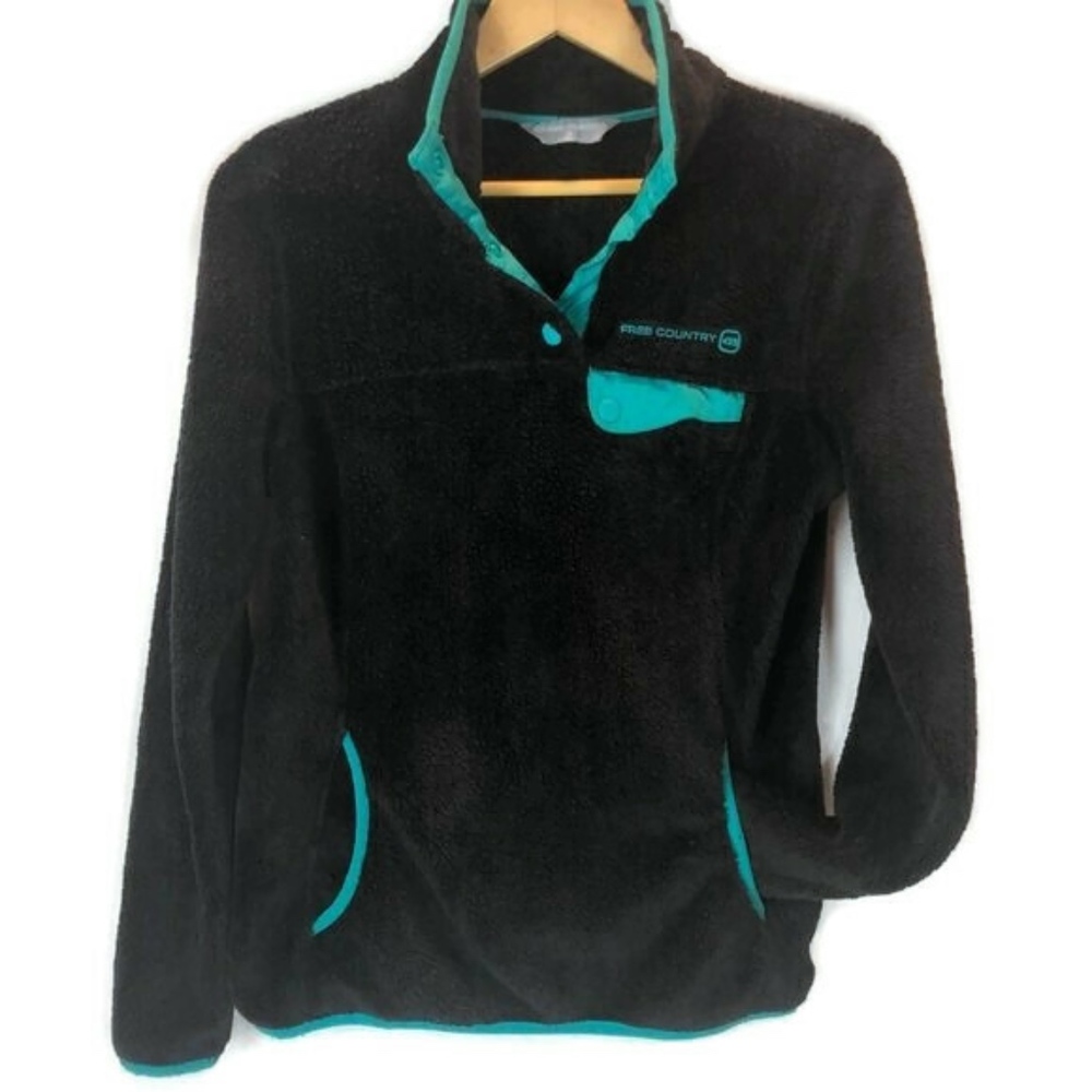 Free Country Butter Pile Fleece Pullover Size Med